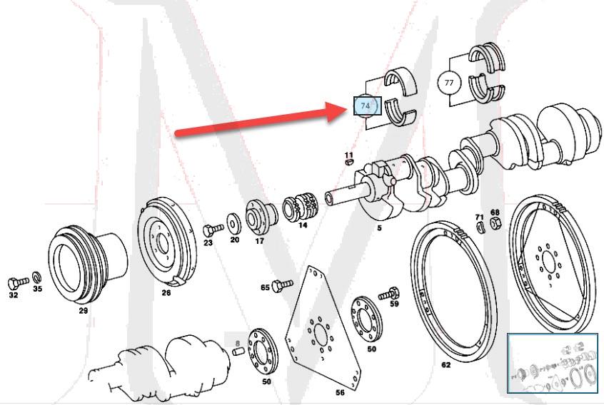 03_4074 PLAIN CONNECTING ROD BEARING