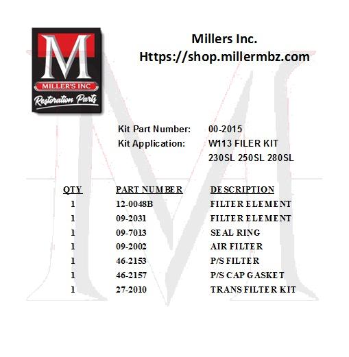 00_2015 113 FILTER KIT