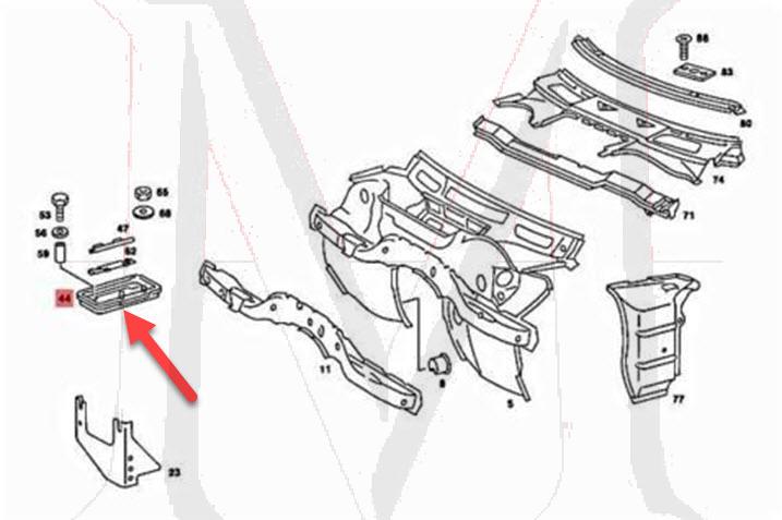 62_3000 BATTERY TRAY