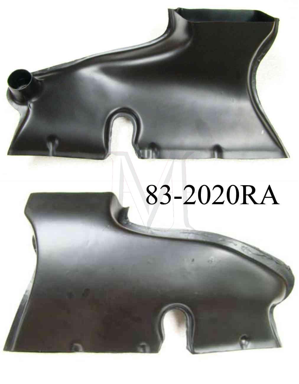 83-2020ra DEFROSTER DUCT - RIGHT SIDE