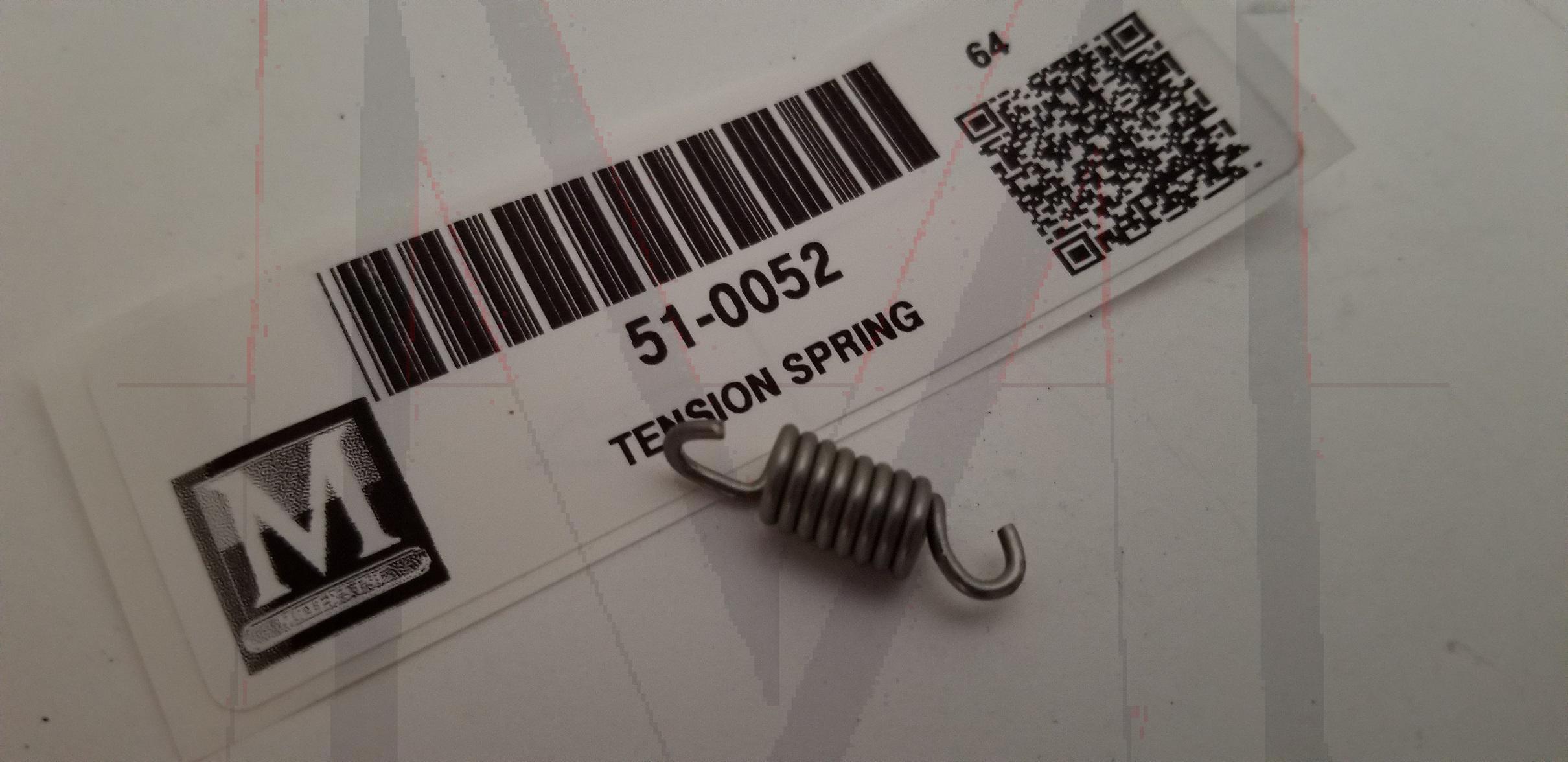 51-0052 GRILLE STAR MOUNT SPRING
