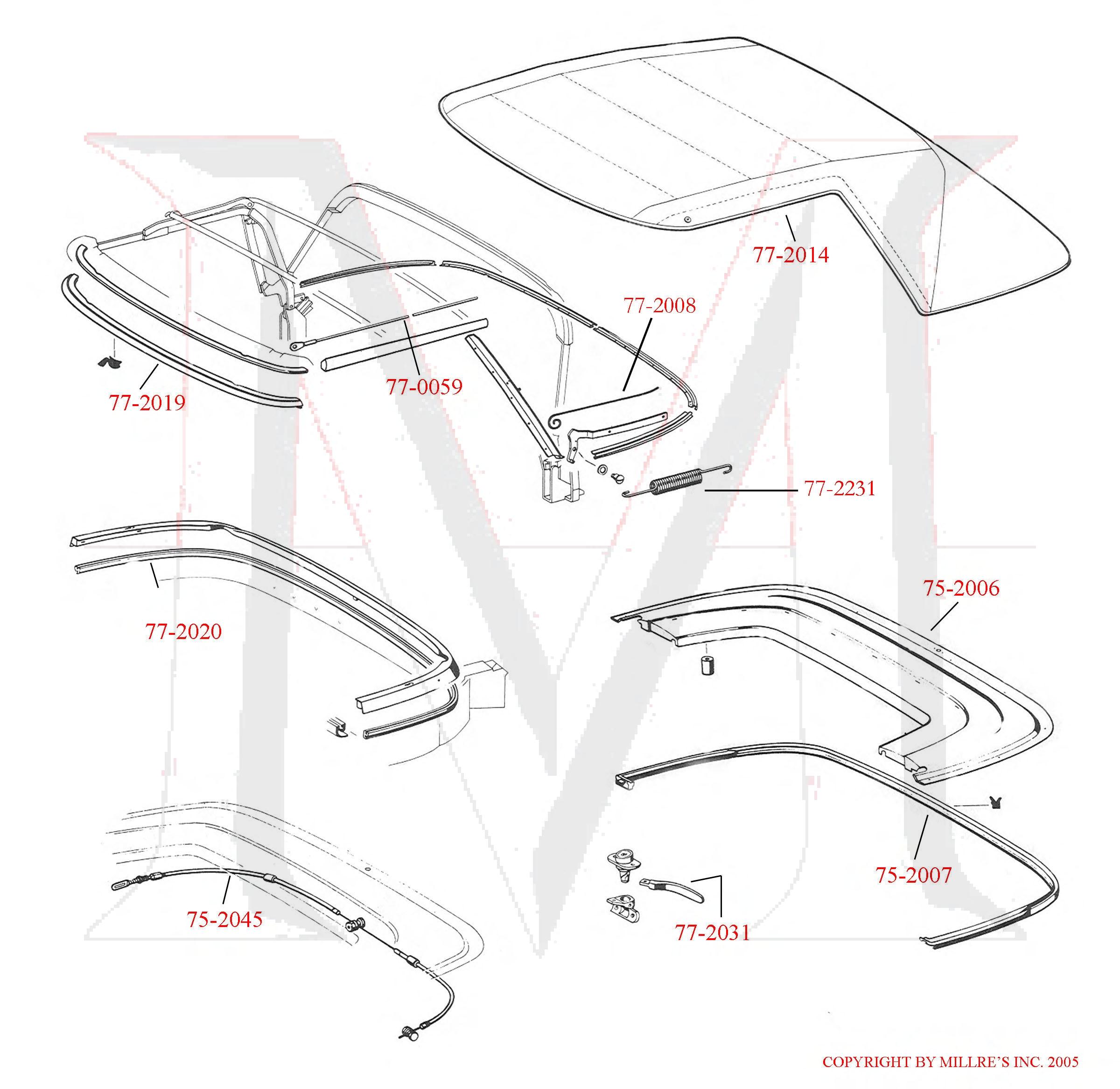 77-2008 SOFT TOP TENSION WIRE