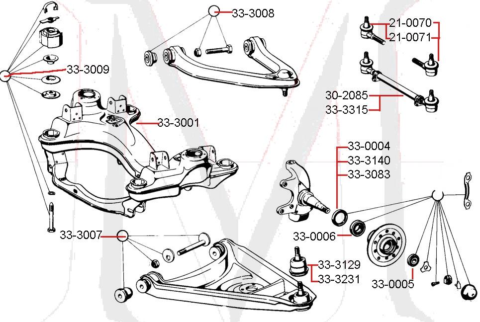 33-3231 BALL JOINT - LOWER FRONT
