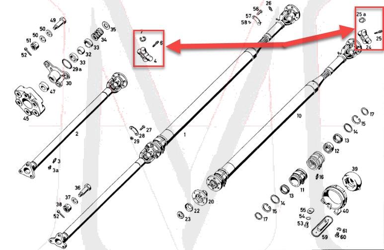 41_0032_1 DRIVE SHAFT UNIVERSAL JOINT