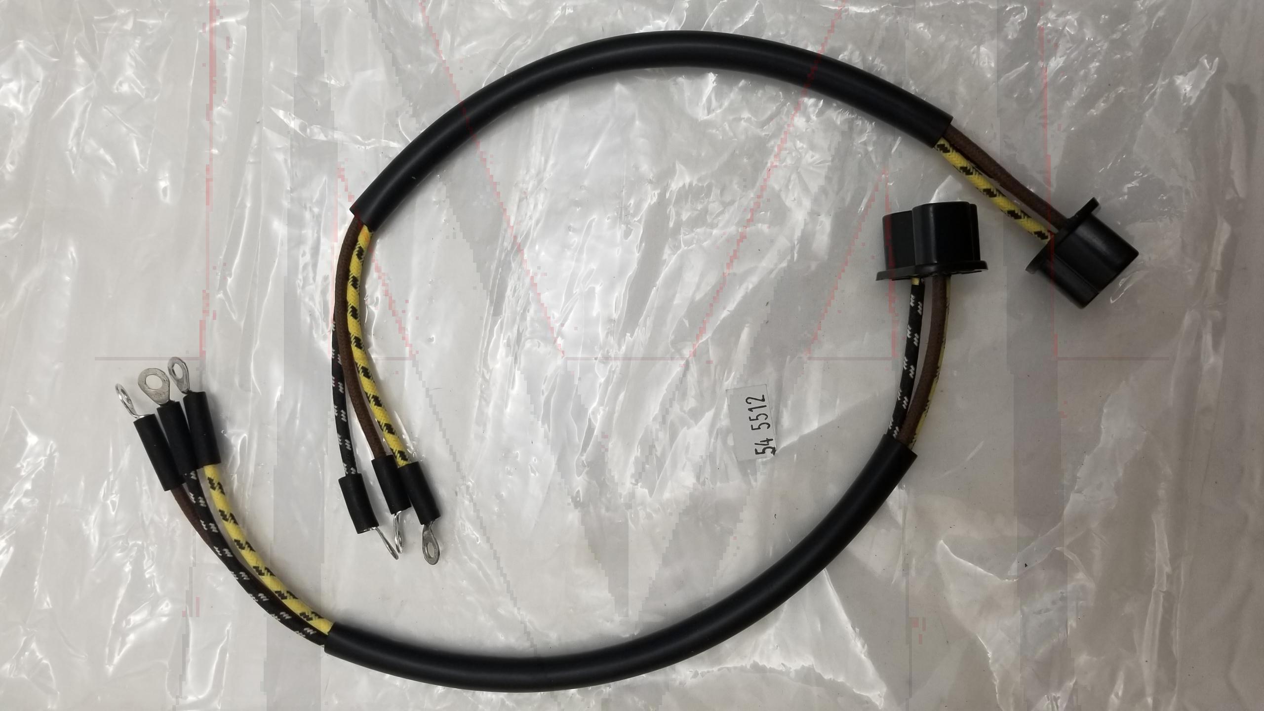 54-5512 190SL WIRING HARNESS - HEADLIGHT BUCKET