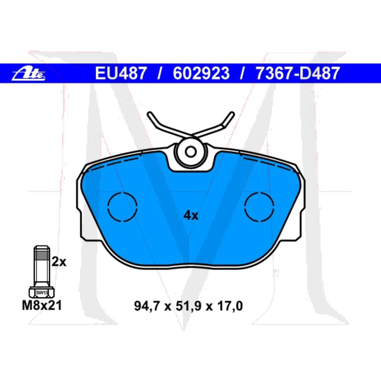 AE_602923_Fro FRONT BRAKE PADS