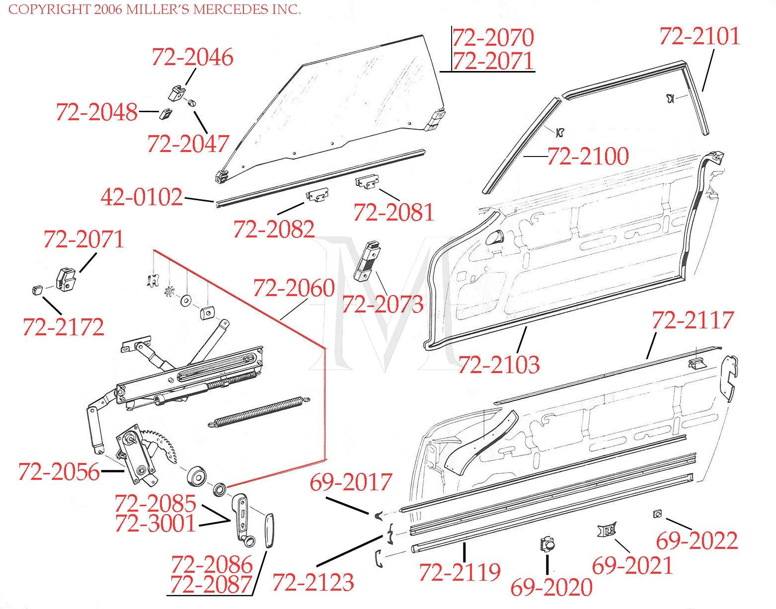 72-2085 WINDOW CRANK HANDLE