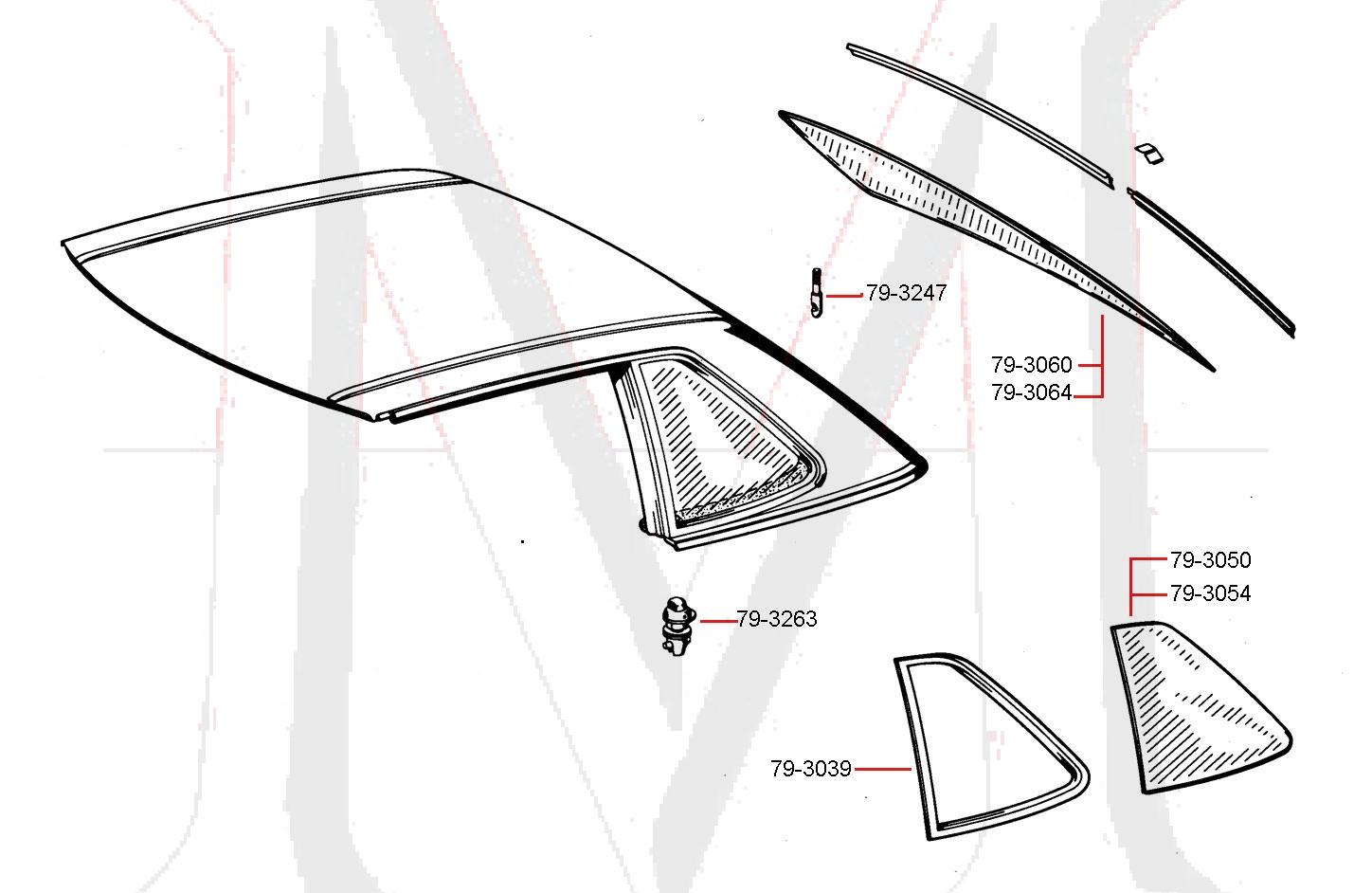 79-3263ar SIDE HARDTOP LOCK