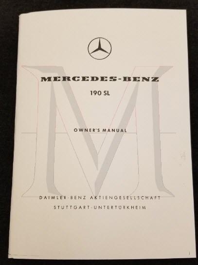 190slom 190SL OWNERS MANUAL