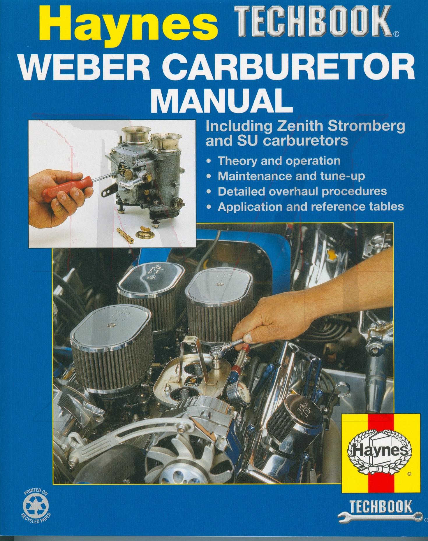 weber-Book10240a HAYNES WEBER TECHBOOK REPAIR MANUAL