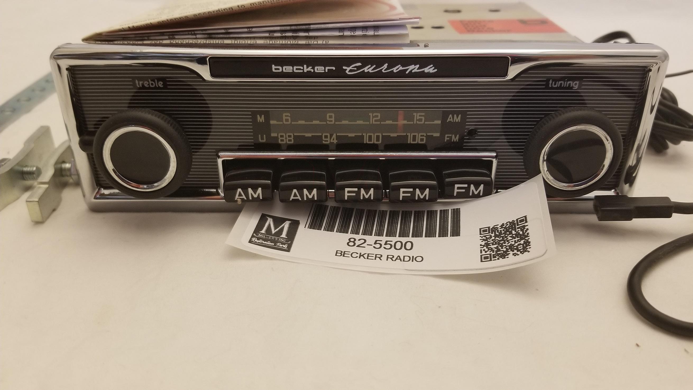 82_5500_1 BECKER RADIO